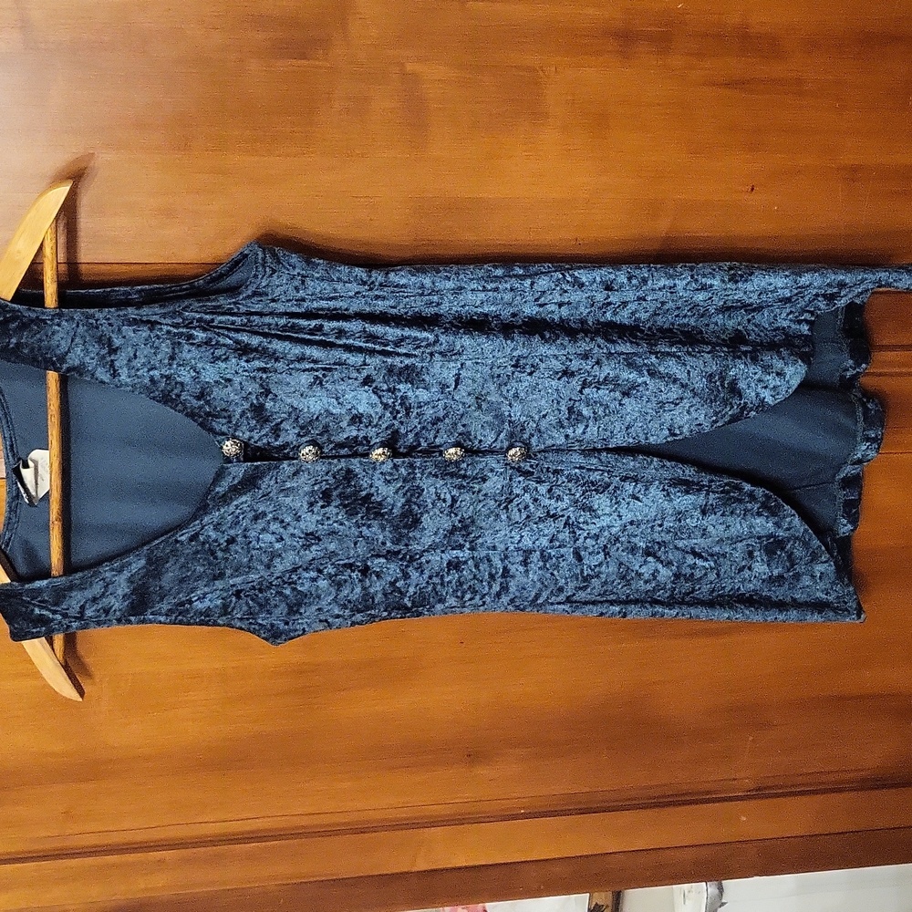 KNAPP studio California crushed velvet VEST